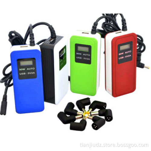 90W Automatic Voltage Universal Laptop Portable Chargers with 5V 2A USB Port for iPhone